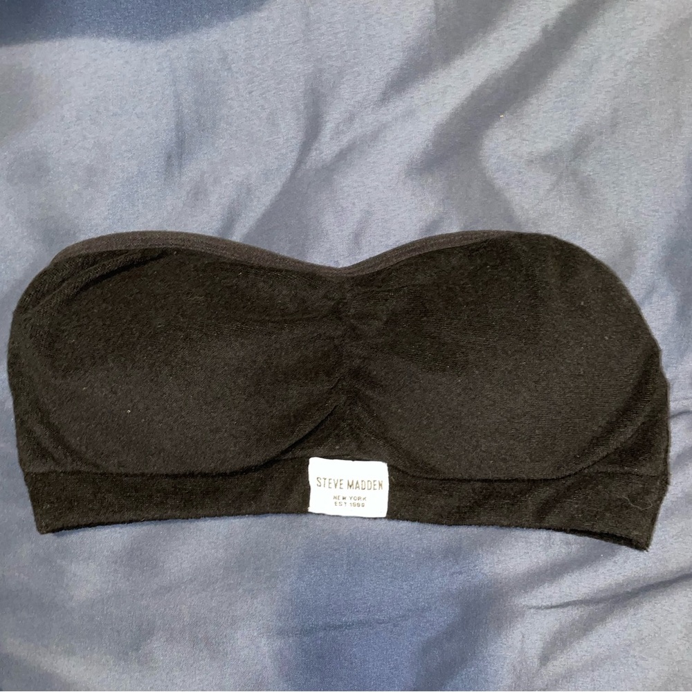 NWOT Steve Madden Terry Cloth Padded Bandeau Bralette